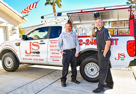 J. S. Pest Control Truck